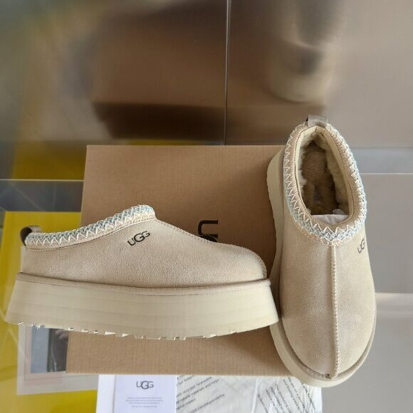 UGG Tasman Slippers Mustard Seed Womens - Picture 3 of 9